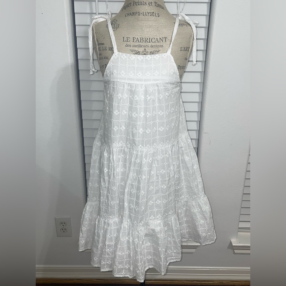 Embroidered Flowy Dress